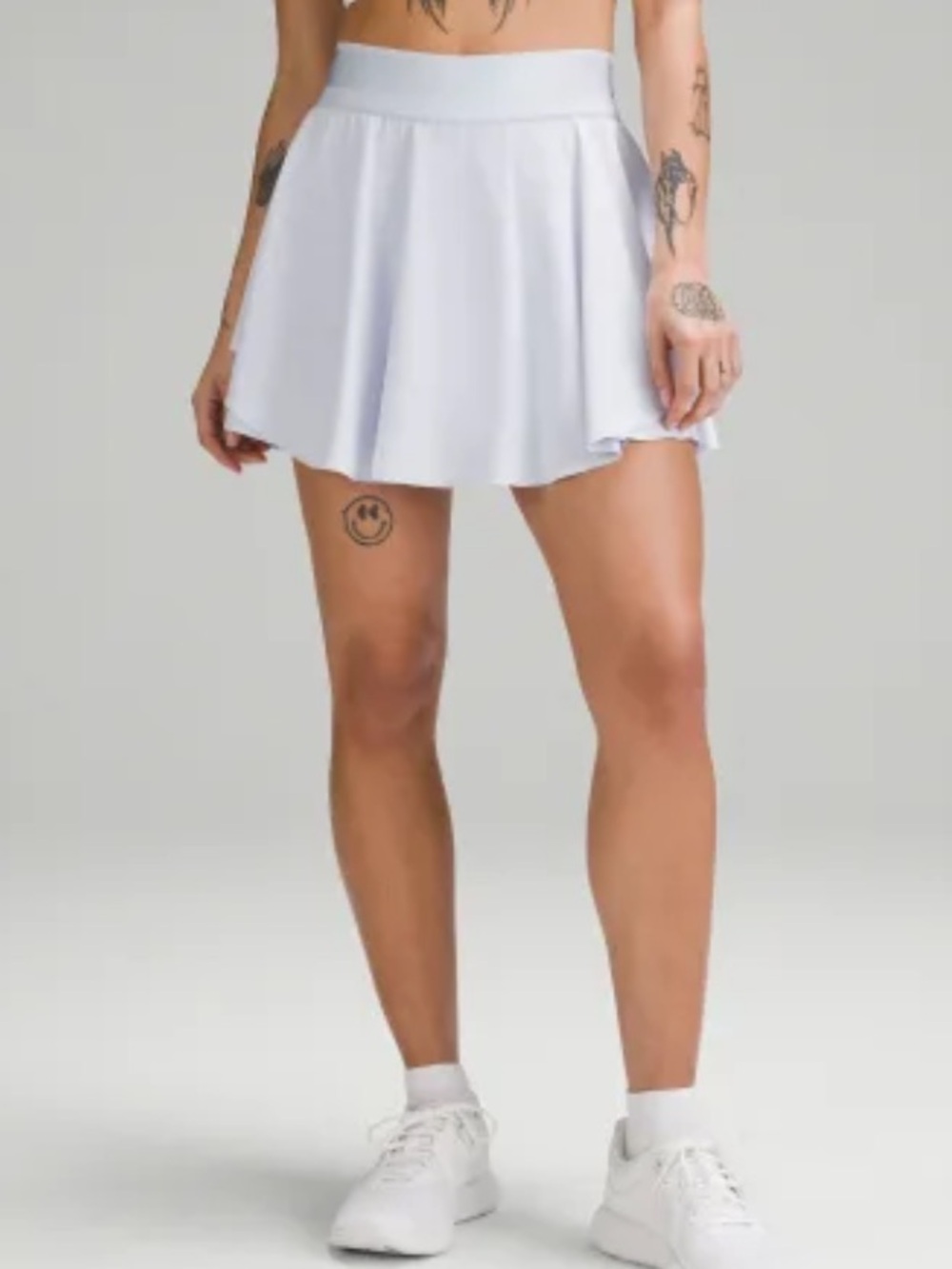 Lululemon NEW Court Rival High-Rise Skirt Skort pastel blue size 4 Long NWT
